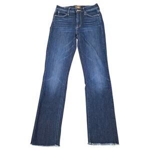 Mother The Mid Rise Dazzler Ankle Fray Women's Jean Size: 24